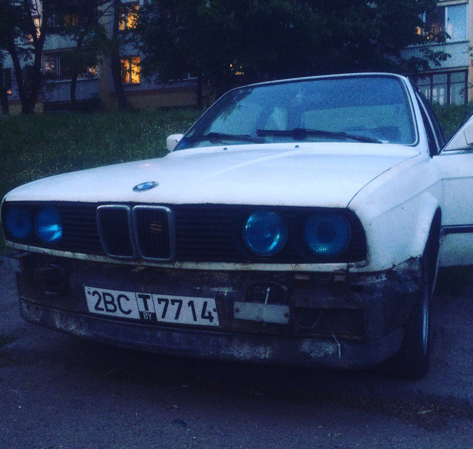 синие фары — BMW 3 series Coupe (E30), 2 л, 1987 года | просто так | DRIVE2