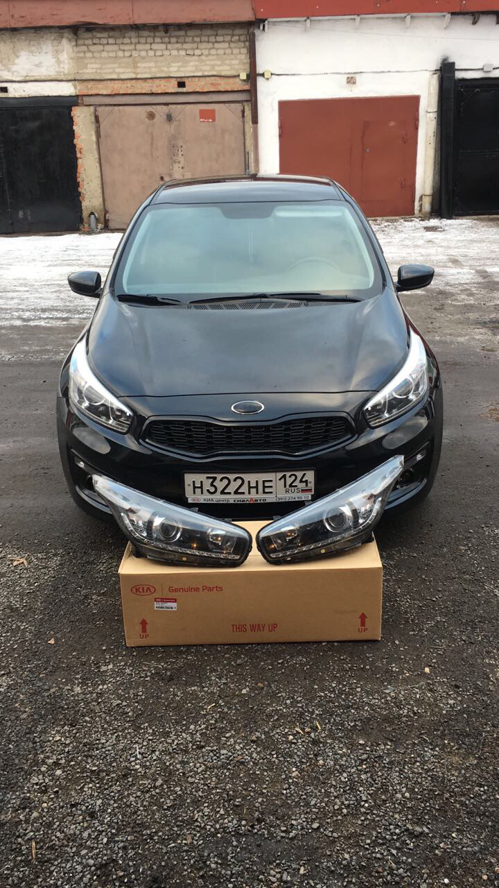 штатный Ксенон с Premium — KIA Ceed (2G), 1,6 л, 2014 года | тюнинг | DRIVE2