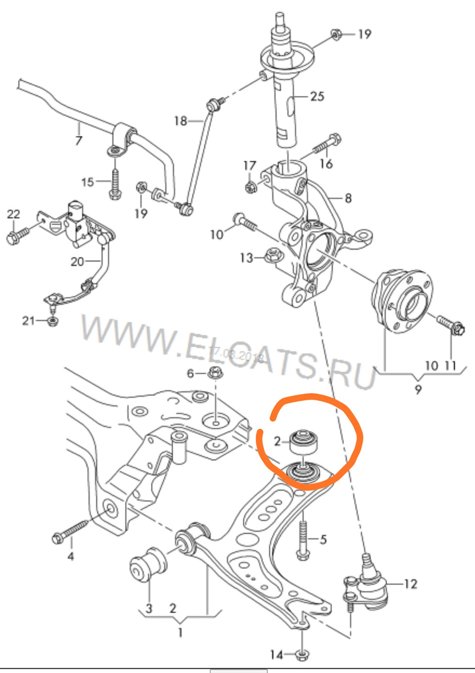 Ищу сайлентблоки нижних рычагов — Skoda Octavia RS A7 Mk3, 2 л, 2014 ...