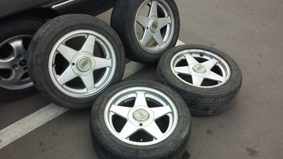 AZEV-А R16, 7.5G, ET 30 — Audi 100 (C3), 2,2 л, 1985 года | колёсные ...