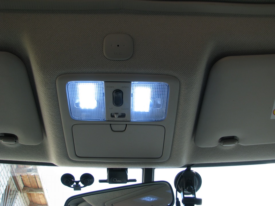 Замена салонного освещения на светодиодное — Nissan X-Trail II (t31), 2 ...