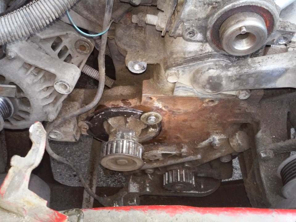 вот и случилось порвался ГРМ. — Opel Astra F, 1,6 л, 1993 года | своими ...