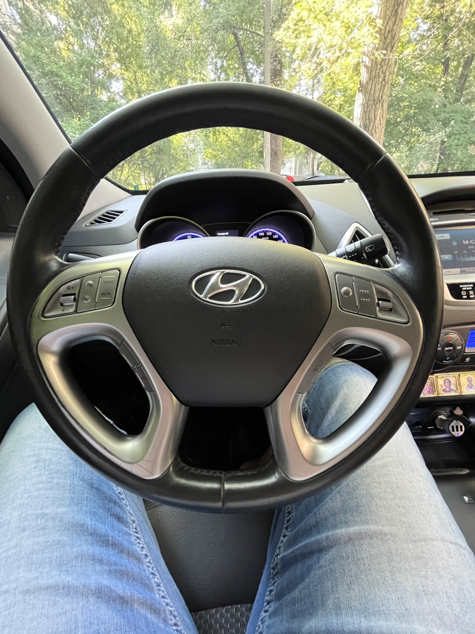 Перешив руля и покраска пластика руля. — Hyundai ix35, 2 л, 2012 года |  стайлинг | DRIVE2