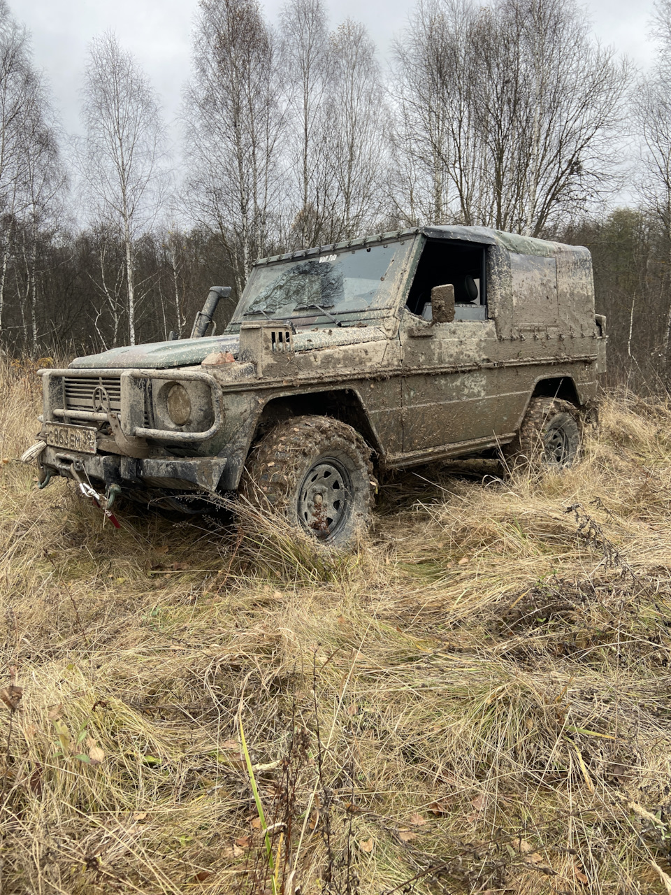 Заключительная покатушка осени: море грязи и Боггер — Mercedes-Benz G-Class  (W460/W461), 2,5 л, 1993 года | покатушки | DRIVE2