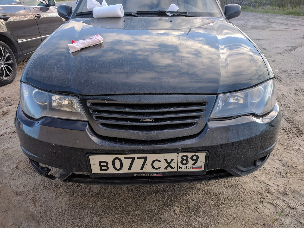|3| Отполировал фары "На скорую руку" — Daewoo Nexia (N150), 1,6 л ...