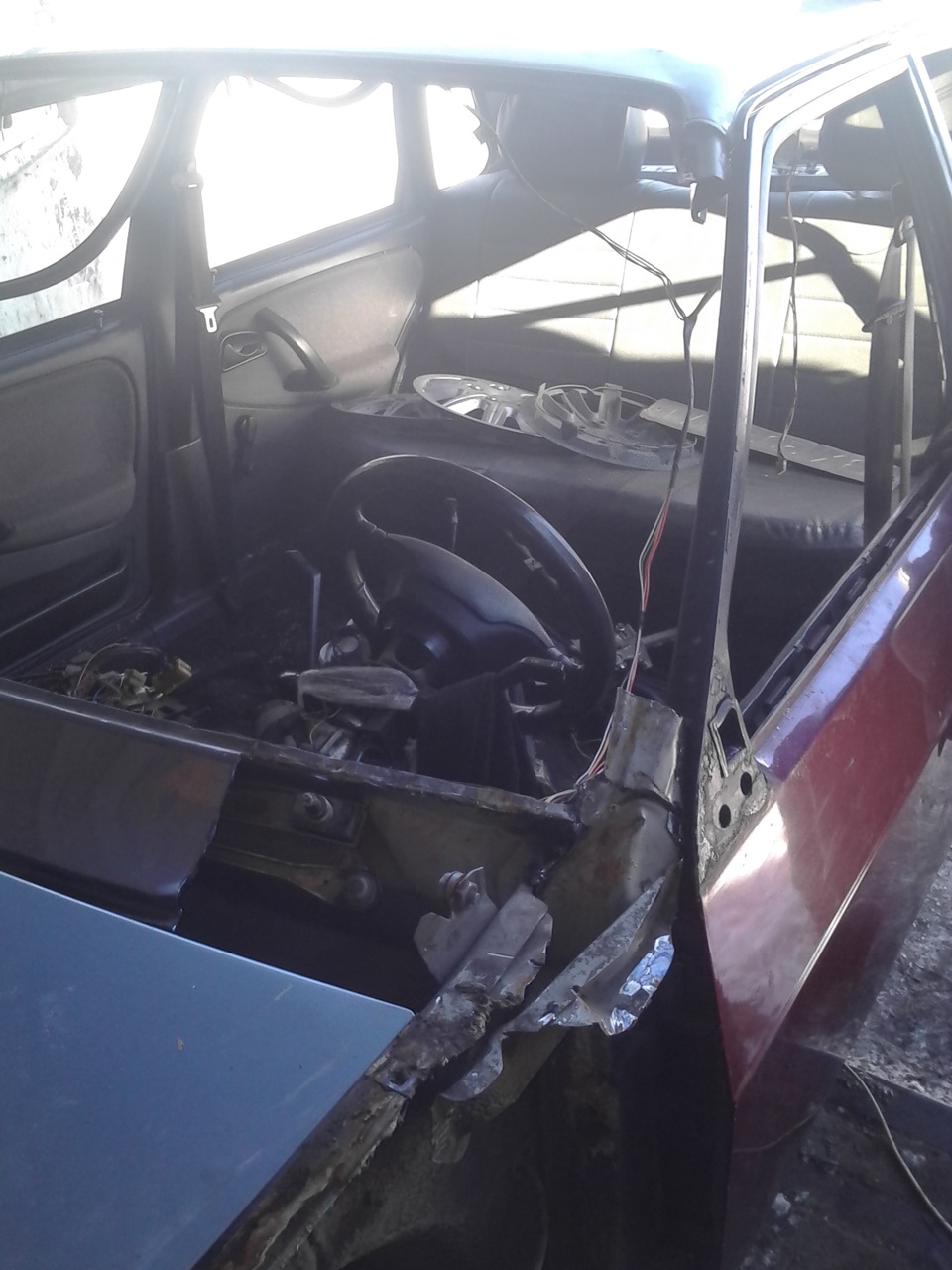 Рихтовка вытяжка и подгон деталей — Lada 21099, 2000 года | кузовной ...