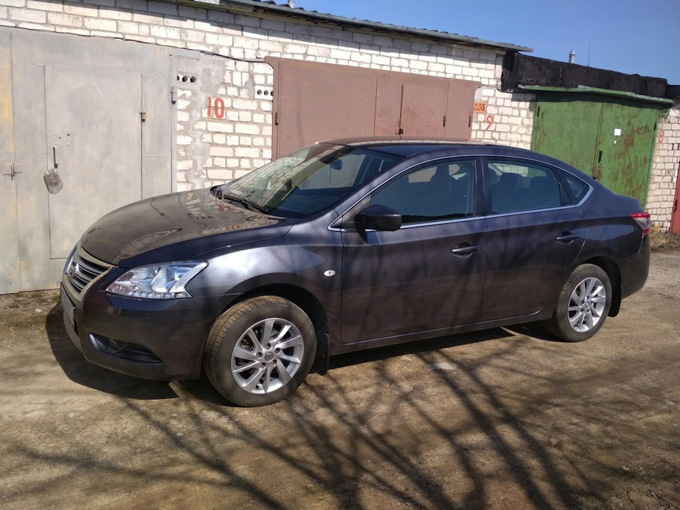 Продлил задние подкрылки и переобулся — Nissan Sentra (B17), 1,6 л ...