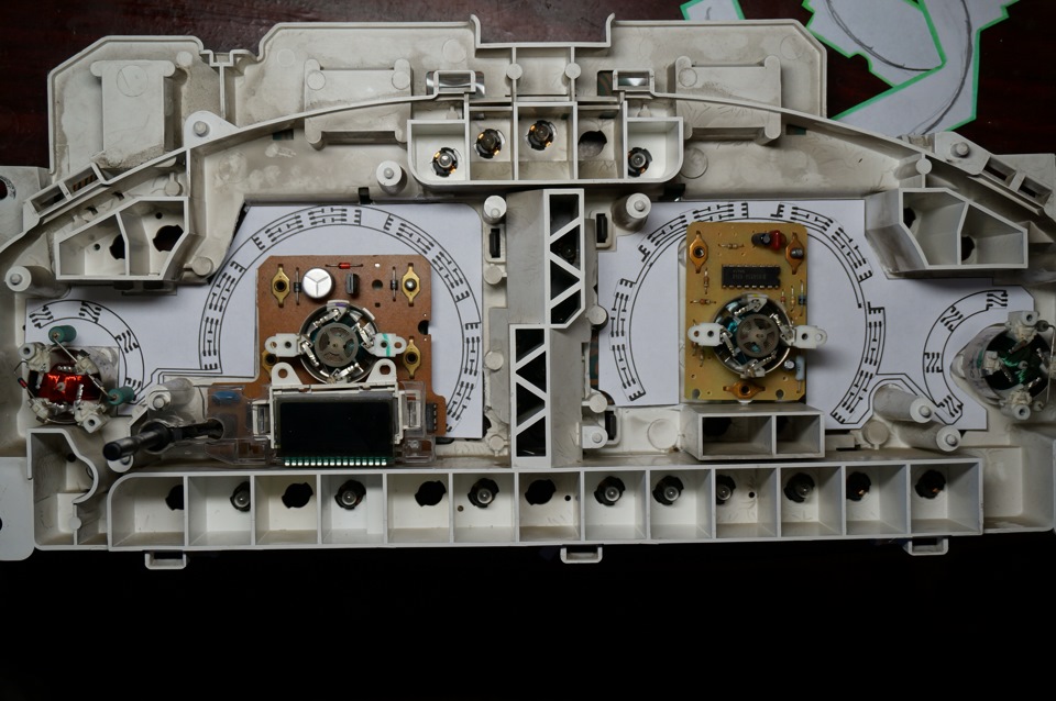 Relight the instrument panel and climate Mitsubishi Galant