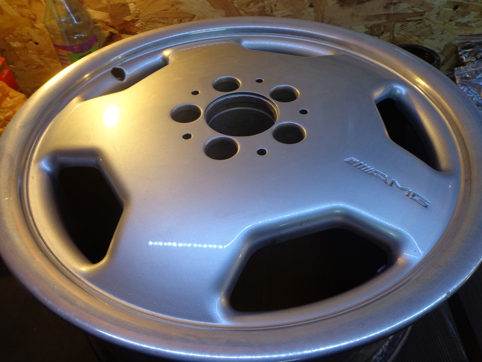 Polishing the shelves 17u0026quot AMG monoblock wheels