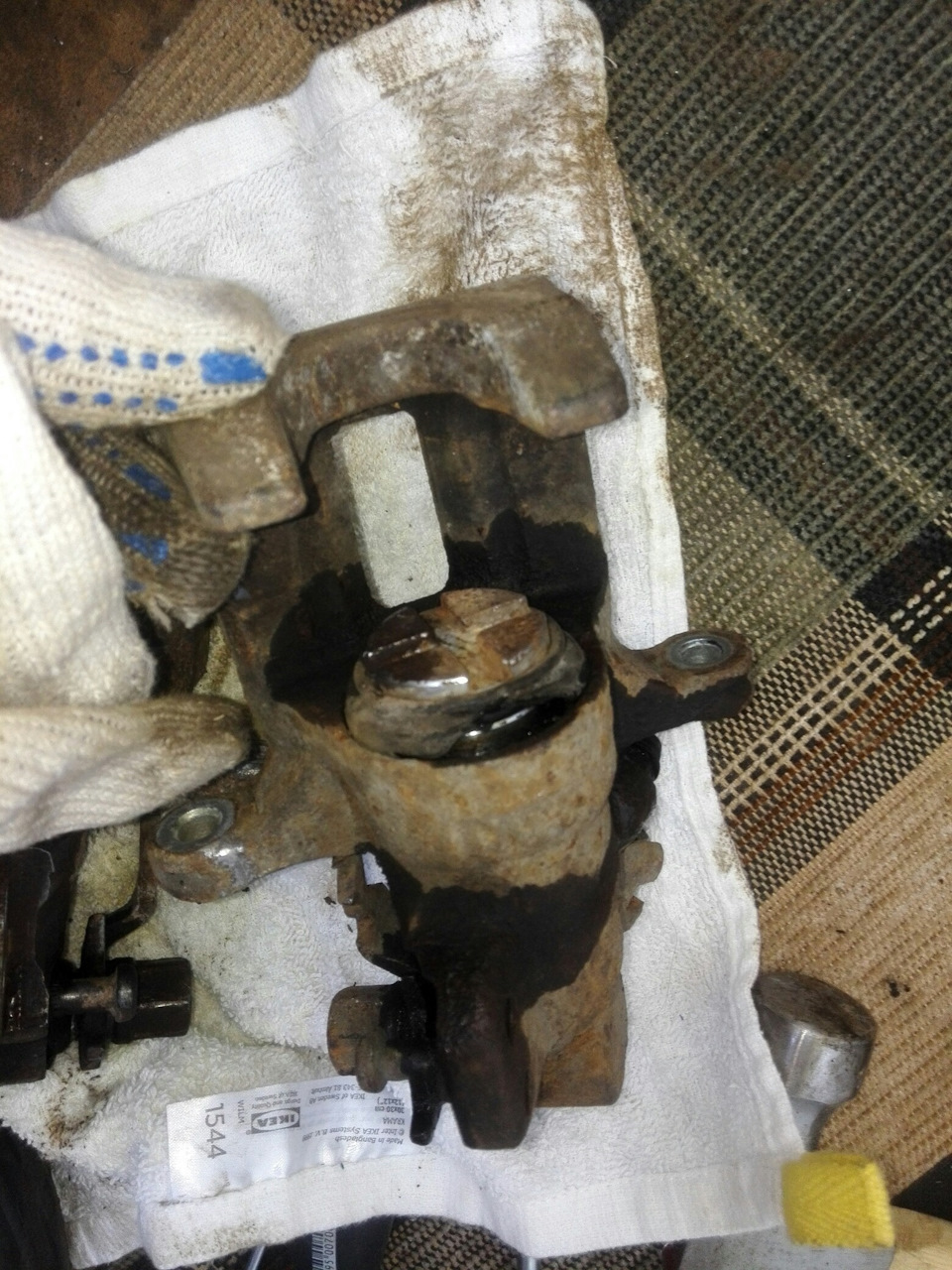 Задние суппорта — Honda Civic Hatchback (7G), 1,4 л, 2003 года ...