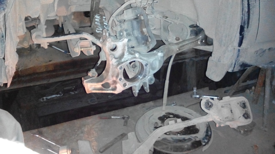 Неподрессоренная масса ч.1 — Subaru Legacy B4 (BL), 2 л, 2003 года ...