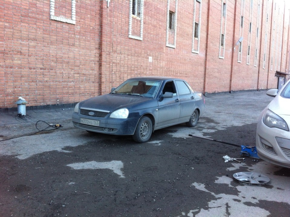 Торус р15 & potenza adrenaline — Lada Приора седан, 1,6 л, 2008 года ...