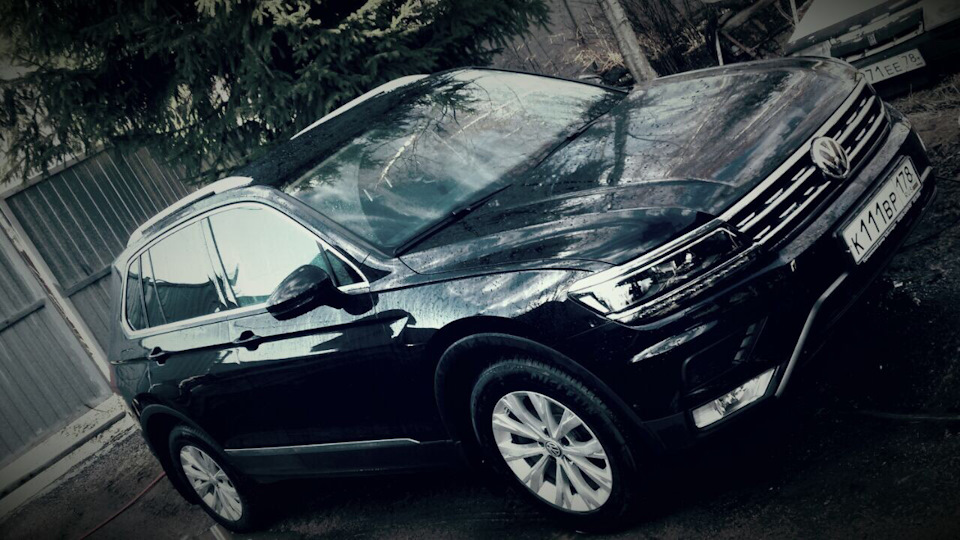 Брызговики оригинал — Volkswagen Tiguan (2G), 2 л, 2017 года ...