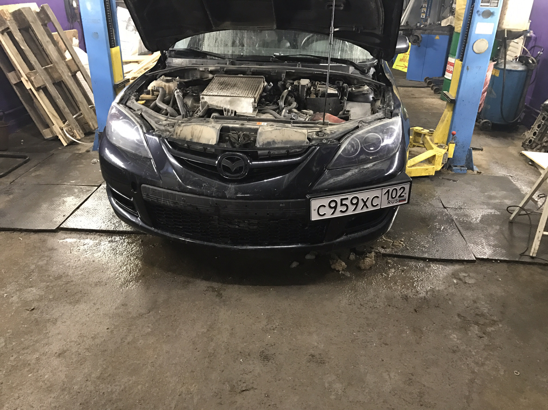 Evo подиум под номер 😤 — Mazda 3 MPS (1G), 2,3 л, 2007 года | визит на ...