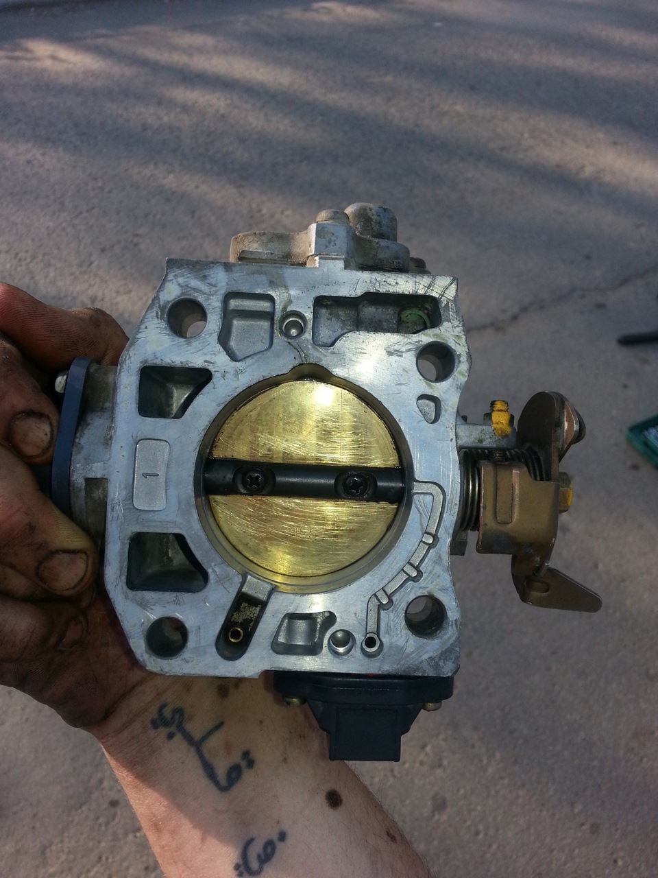 Решил почистить дросель и впускной коллектор. — Honda Accord Wagon (6G ...