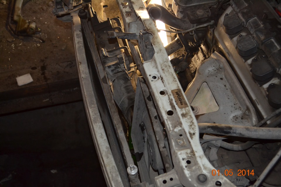 Потек радиатор — Honda Civic Hatchback (7G), 1,5 л, 2001 года | другое ...