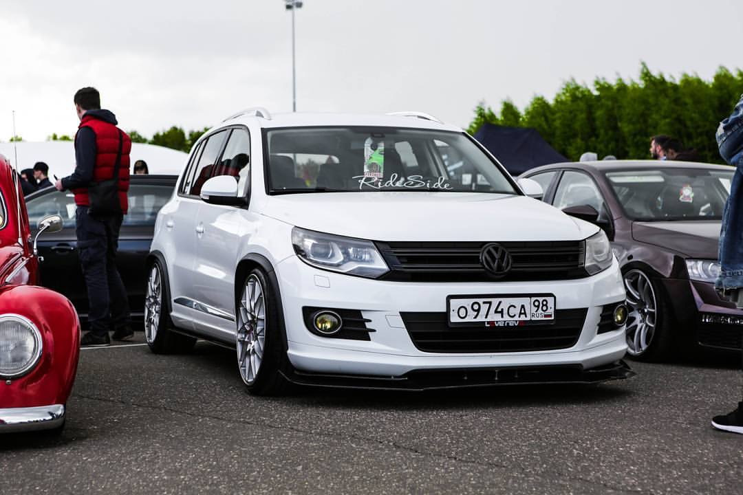 Райдсайд. VW Tiguan 1 stance. Tiguan stance. Volkswagen Tiguan stance. Stance Tiguan MK.