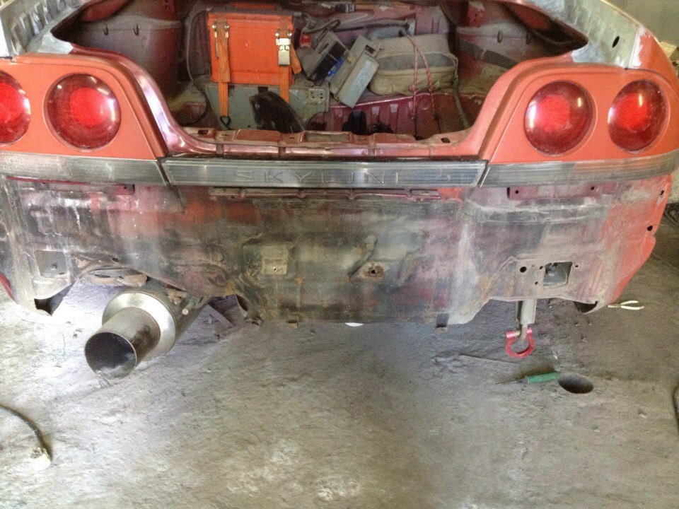 снятие ржавчины — Nissan Skyline (R33), 2,5 л, 1993 года | кузовной ...