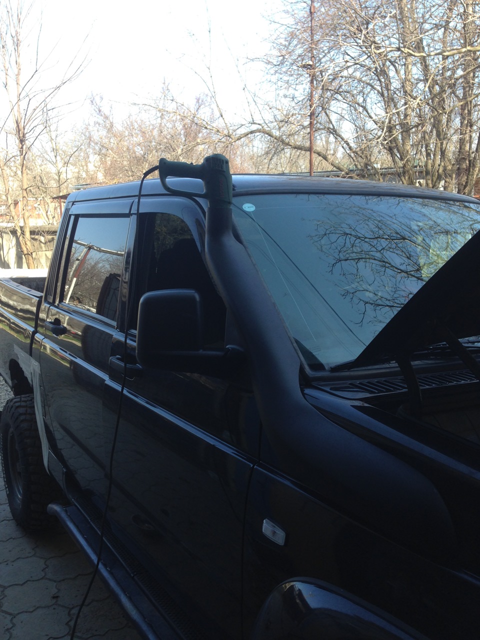 Установка шноркеля! — УАЗ Pickup, 2,8 л, 2012 года | тюнинг | DRIVE2