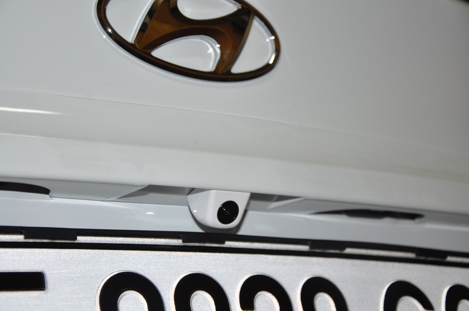 Кaмерa зaднего вида+ монитор — Hyundai Accent (4G), 1,4 л, 2014 года ...