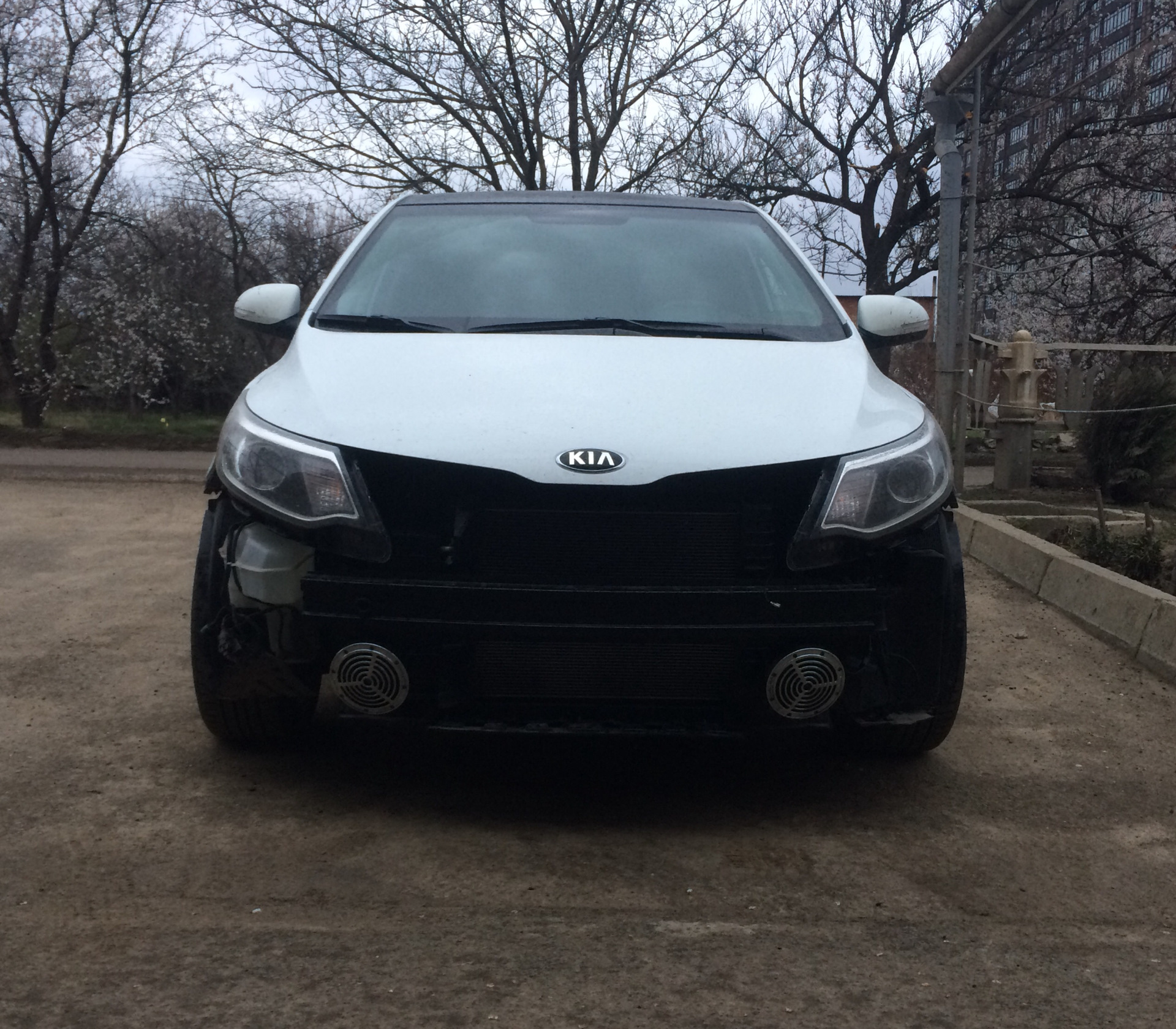 Radiant Mega Elegance Horn — KIA Rio (3G), 1,6 л, 2017 года