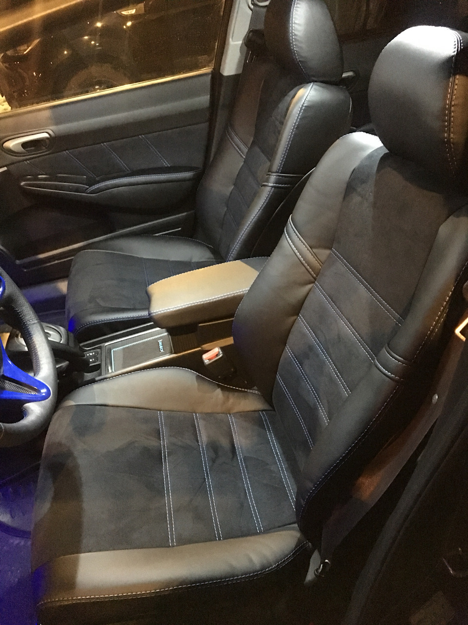 Установка каркасных чехлов 🏻 — Honda Civic 4D (8G), 1,8 л., 2007 года ...