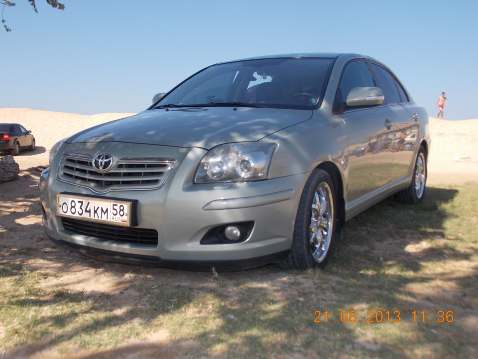 Мы с веником на азовском море. — Toyota Avensis II, 2 л, 2006 года ...