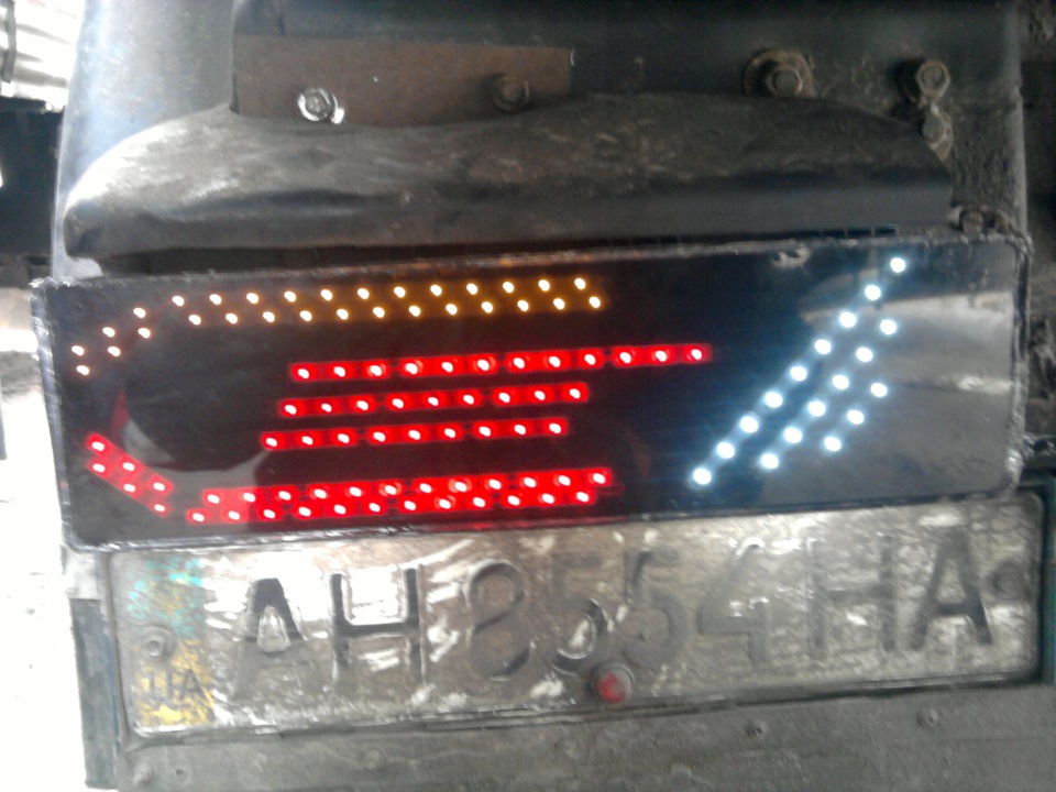 Самодельные диодные фонари Рено Магнум 480 — DRIVE2