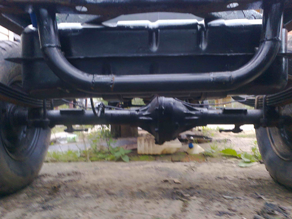 Установка бензобака от Газели (70 литров). — ГАЗ 69, 2,4 л, 1960 года ...