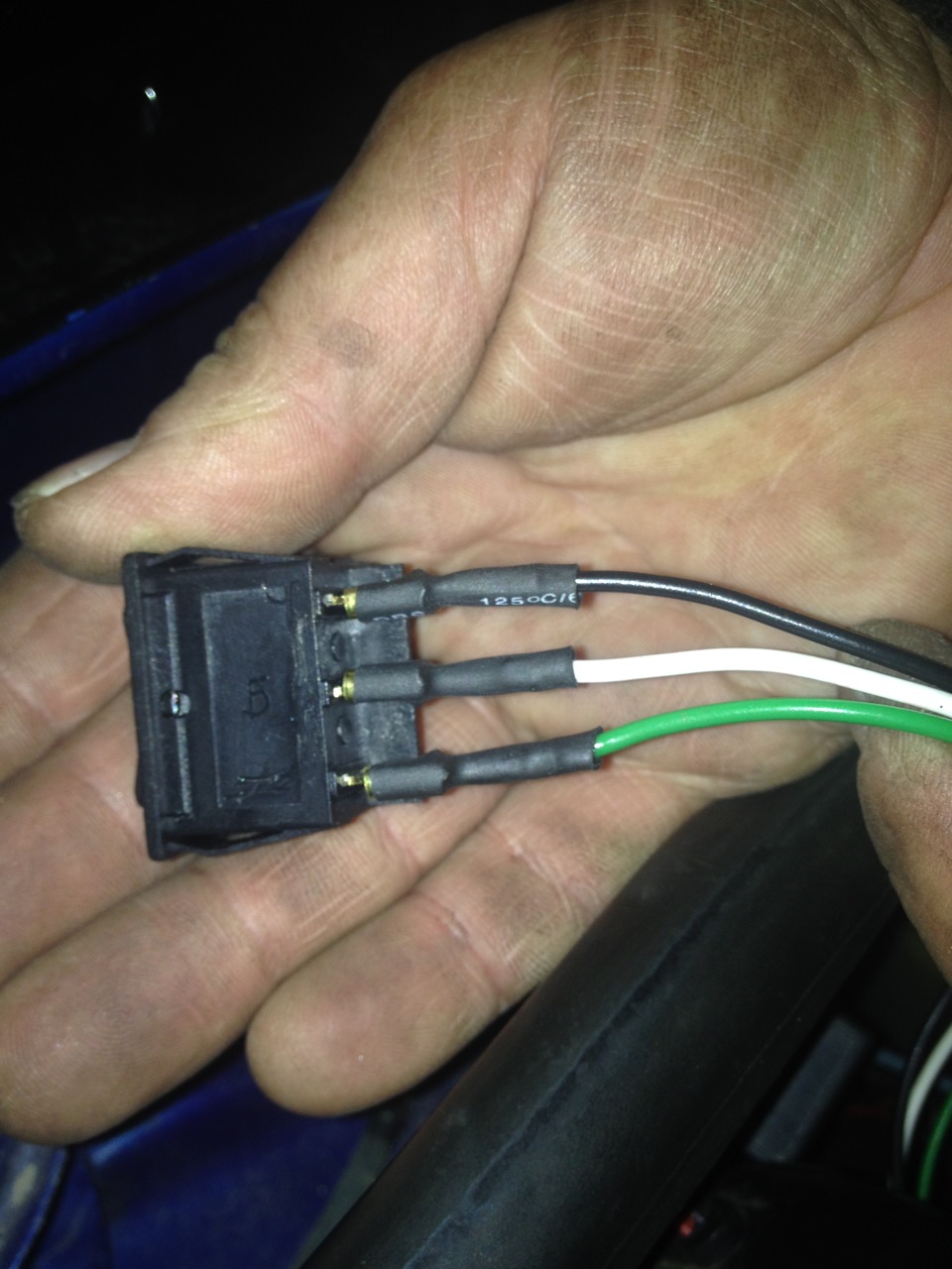 Електрокранник печки и електро масса — Lada 21061, 1,5 л, 1994 года ...