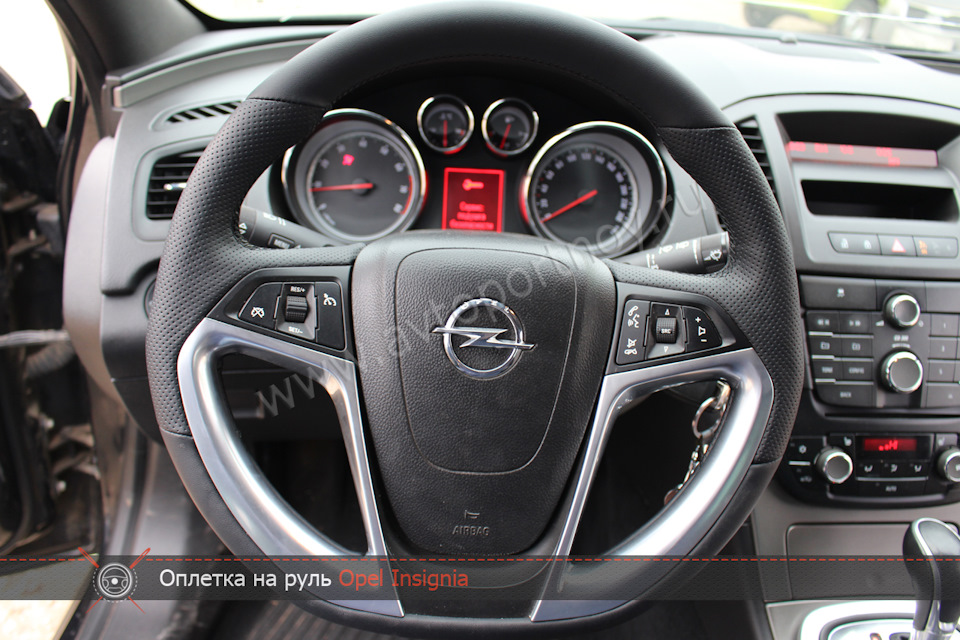 Оплетка на руль из искусственной кожи Швайцер Наппа для Opel Insignia ...