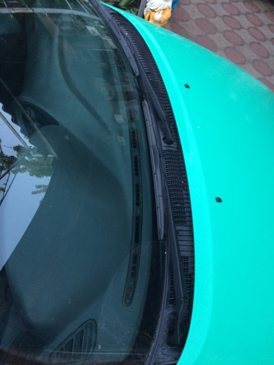 Покраска поводков дворников — Toyota Corolla Ceres, 1,6 л, 1992 года ...