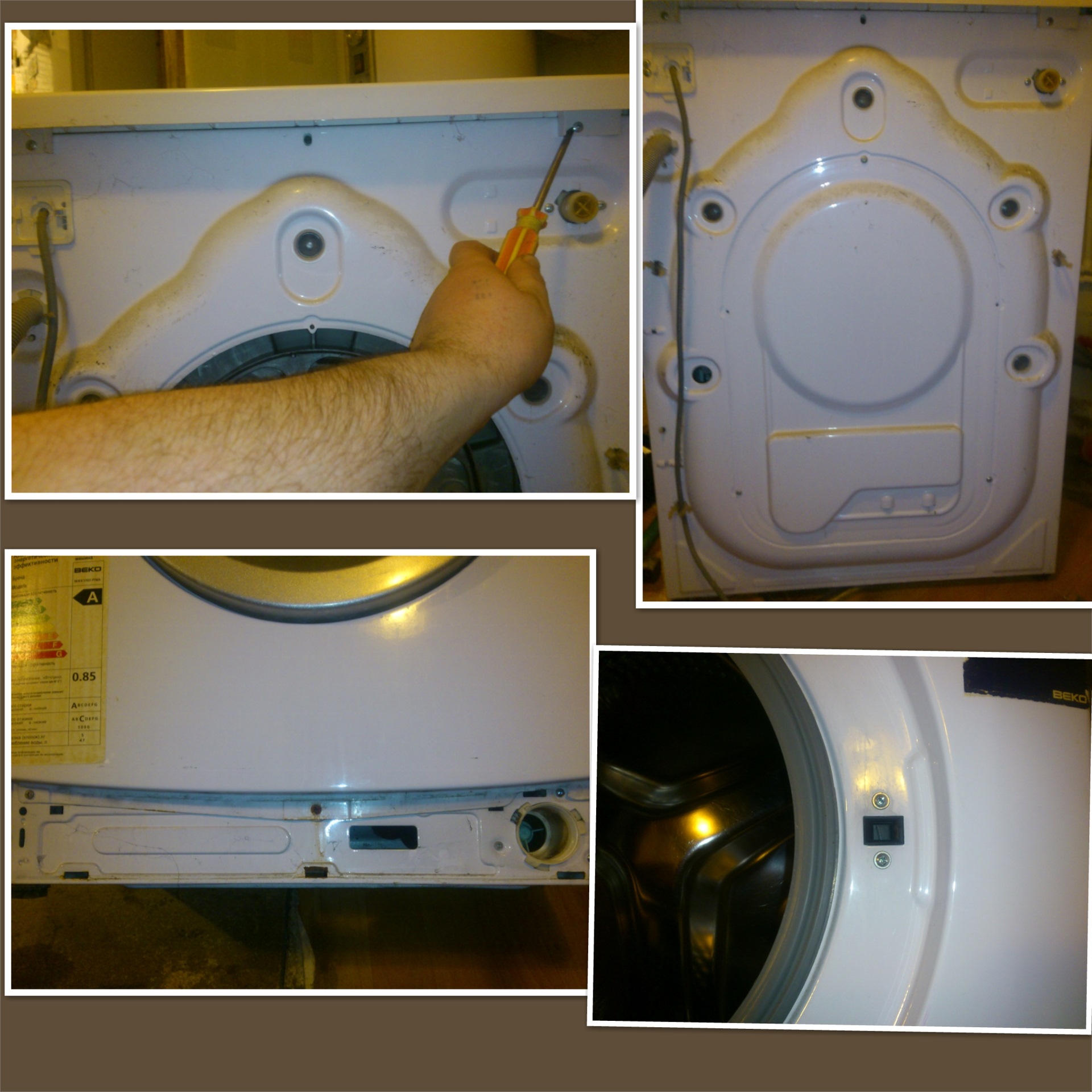 Почему стиральная машина набирает и сливает
