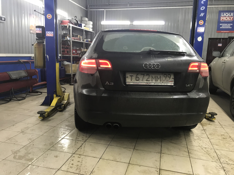 Замена масла — Audi A3 Sportback (8PA), 1,4 л, 2009 года | расходники ...
