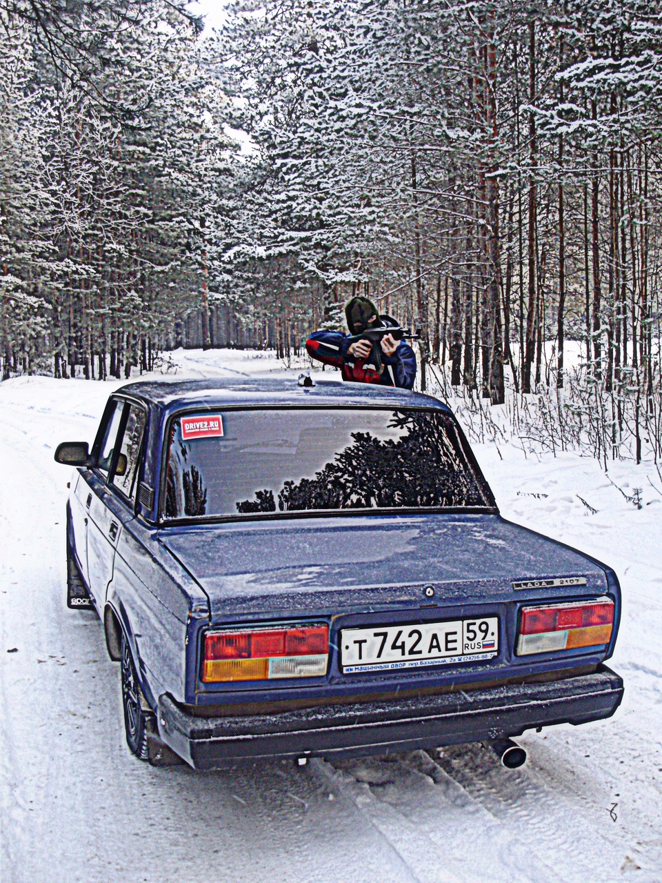 Мои привыкшие к балалайке руки зачем-то берут АК… — Lada 21074, 1,6 л, 2006  года | фотография | DRIVE2