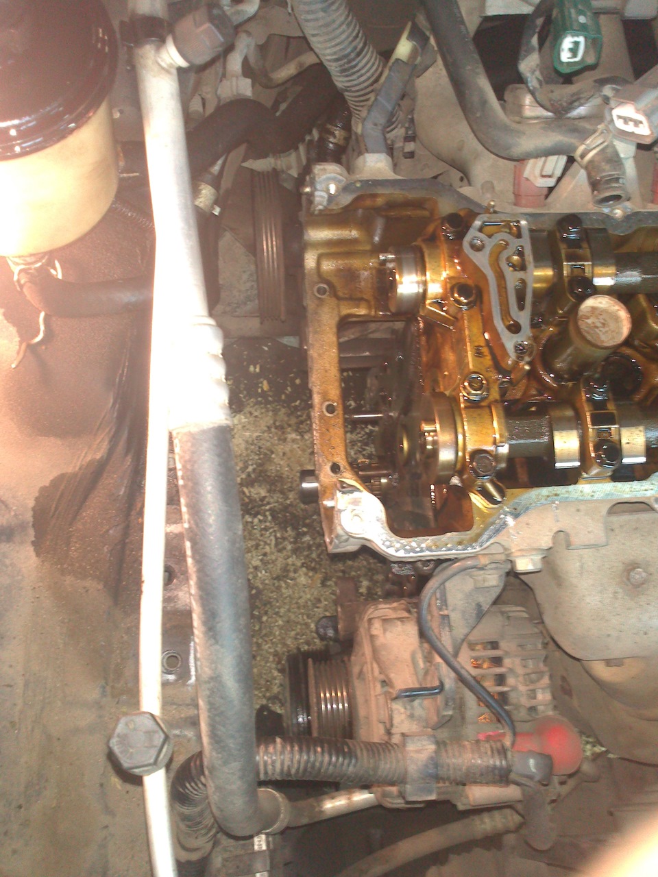 замена цепи грм — Nissan Almera II (N16), 1,5 л, 2005 года | своими ...