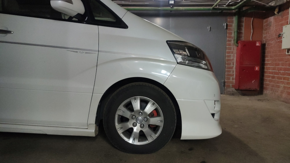 Поднял передок на 2см — Toyota Alphard, 3 л, 2007 года | тюнинг | DRIVE2