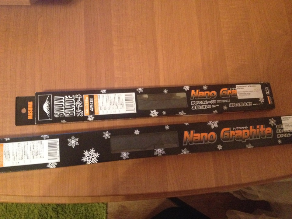 Зимние дворники MASUMA. — Mitsubishi Lancer IX, 1,6 л, 2007 года