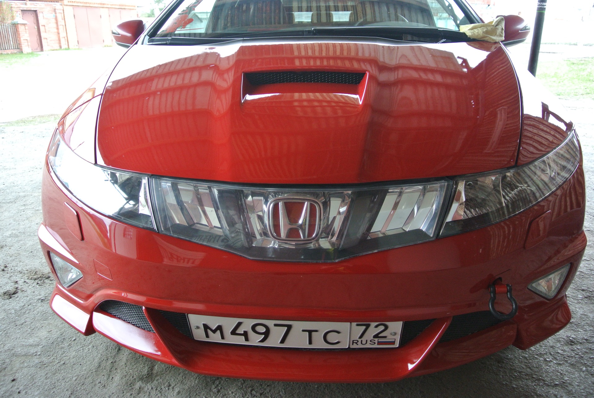 Буксировка honda civic 5d