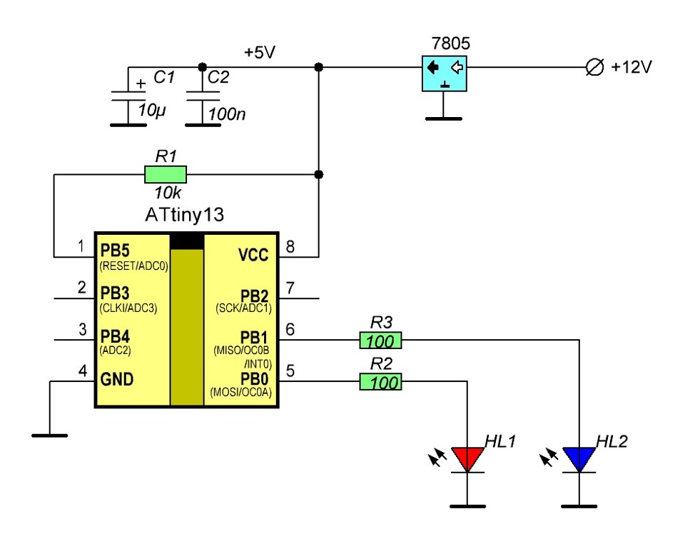 Attiny13 проекты с исходниками