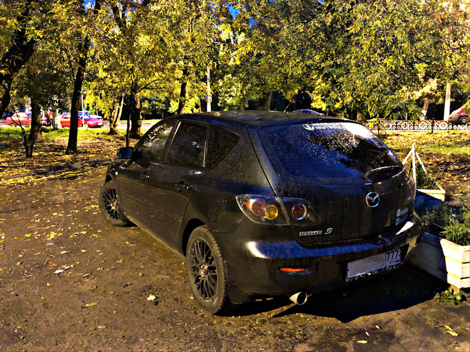 Москва-Минск-Москва-Ростов-Москва-Тверь — Mazda 3 (1G) BK, 1,6 л, 2005 ...