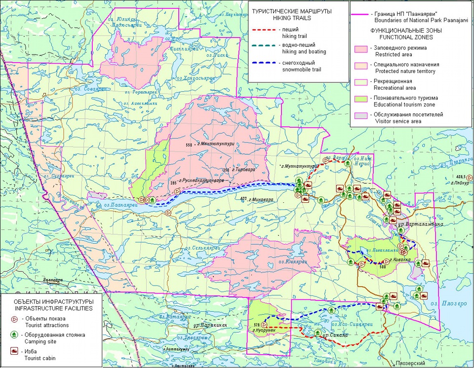 Оопт карелия карта