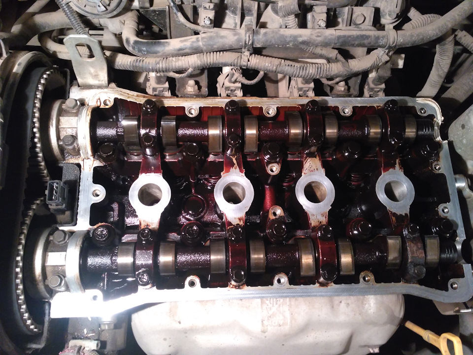 Замена прокладки клапанной крышки — Chevrolet Lacetti Sedan, 1,4 л ...