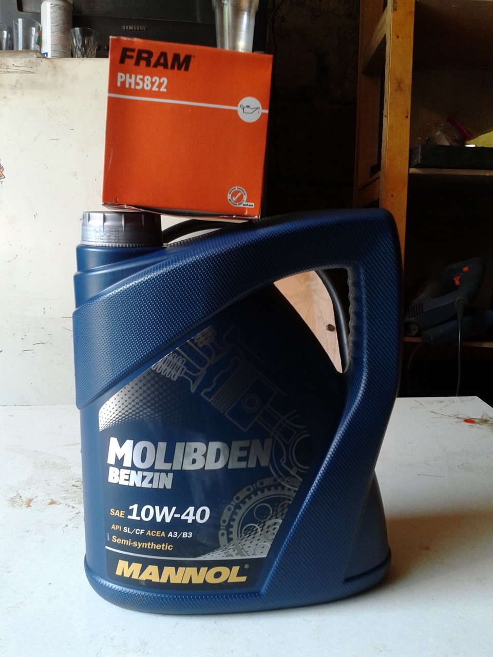 Замена масла в двигателе, топливного фильтра и стоек стабилизатора(яИц ...