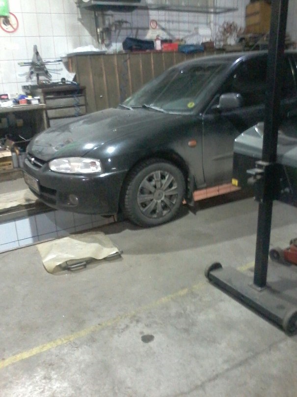 Состояние подвески после зимы — Mitsubishi Colt V, 1,3 л, 1998 года ...