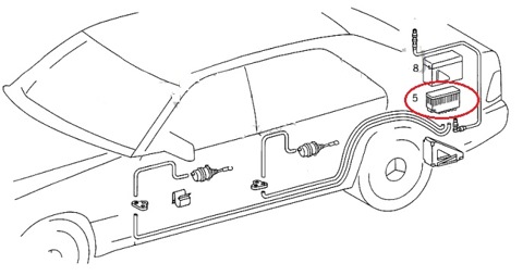 Ремонт дожима двери mercedes w220