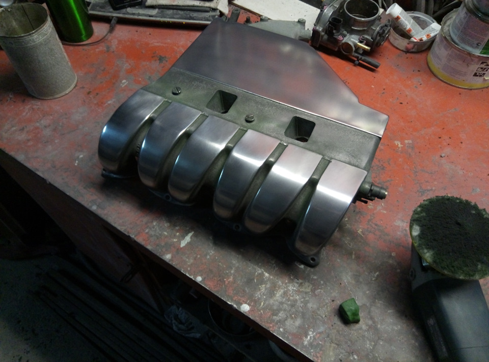 полировка впускного коллектора — Volkswagen Golf Mk2, 2,8 л, 1987 года ...