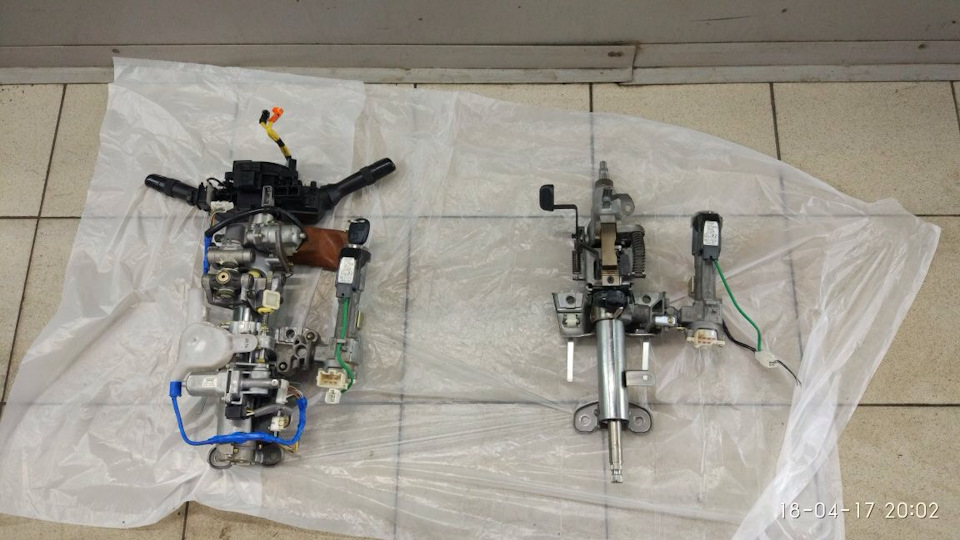 Установка (дооснащение) электрической рулевой колонки Lexus RX300 ...