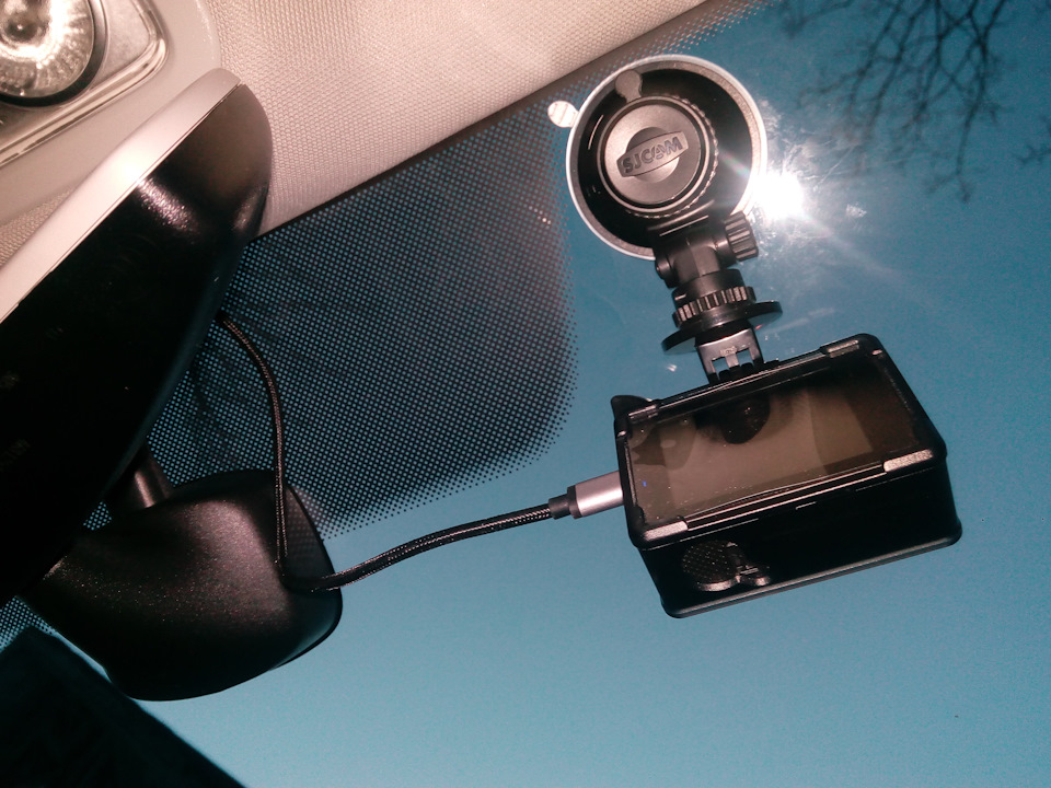 Питание для регистратора под обшивкой (Вариант2) освобождаем розетку ...