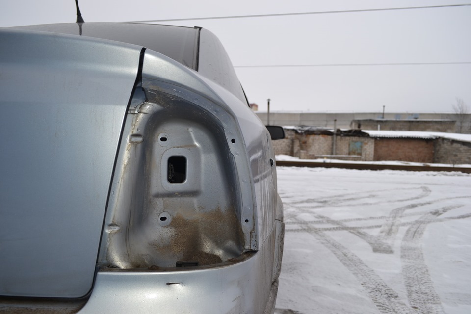 Тонировка задних фар черным лаком — Opel Astra G, 1,6 л, 2001 года ...